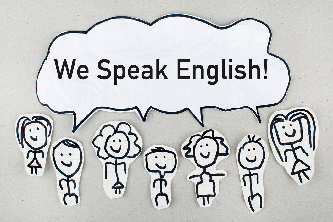 We Speak English